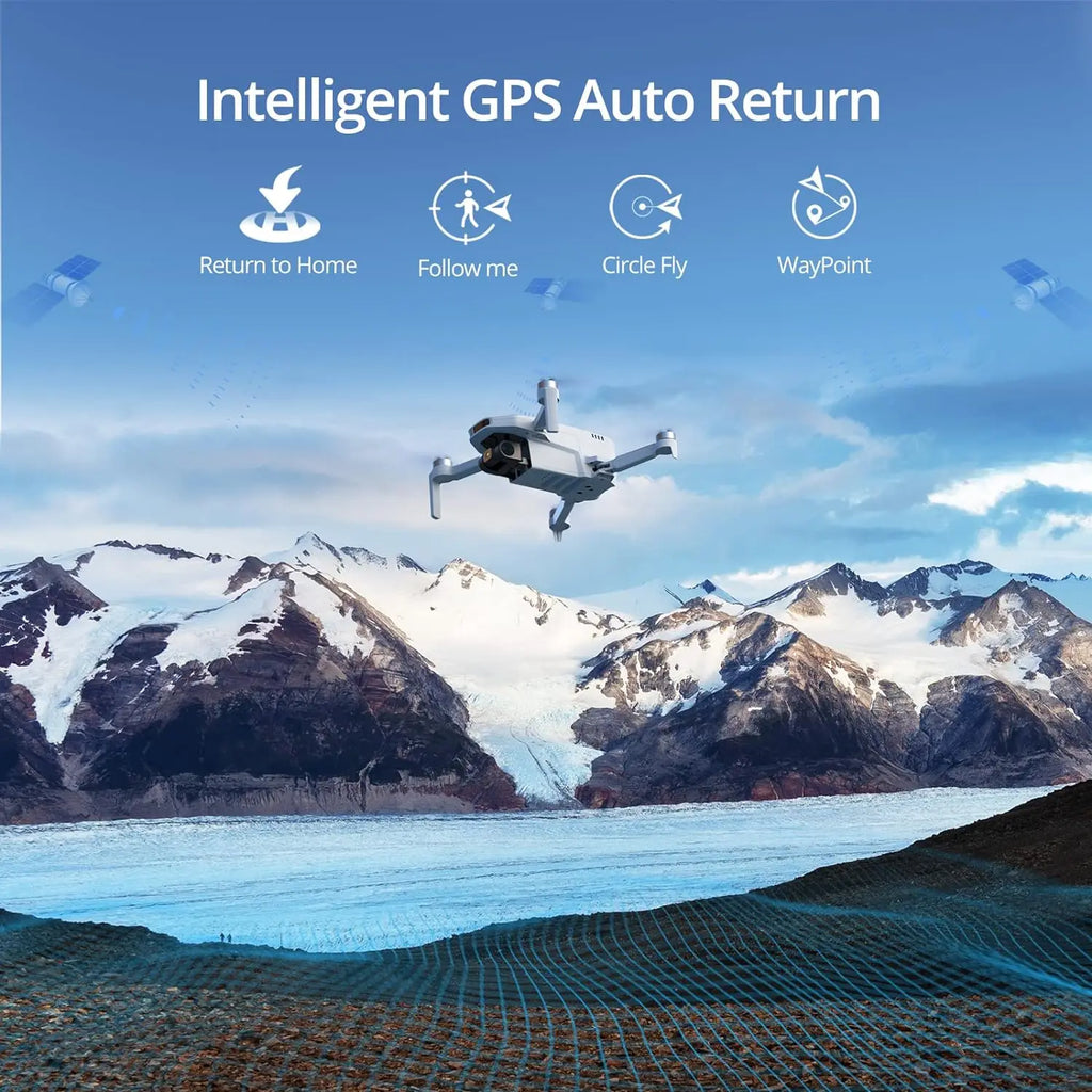 Potensic ATOM SE GPS Drone Under 249g – 4K Camera, 4KM Transmission, GPS Return to Home, Follow Me & Waypoint Flight