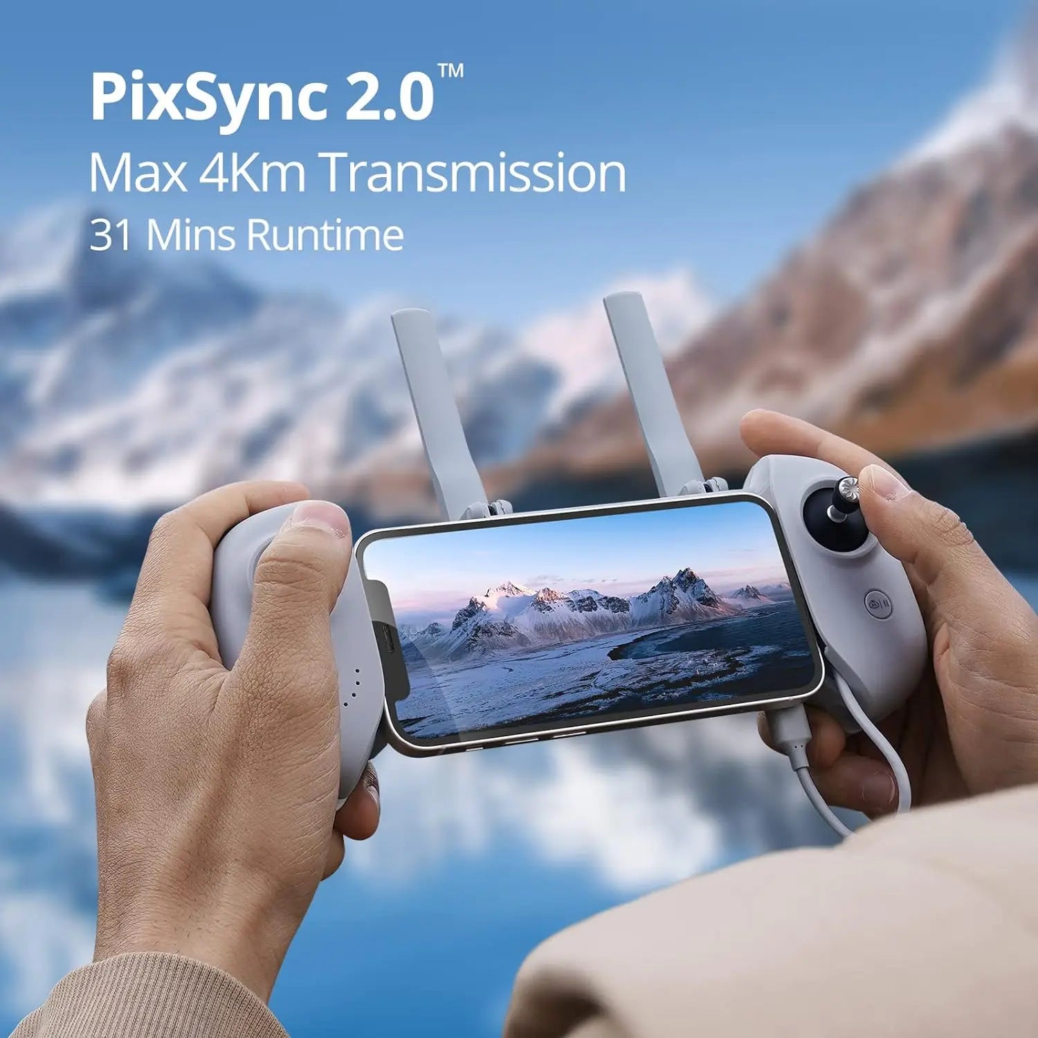 Potensic ATOM SE GPS Drone Under 249g – 4K Camera, 4KM Transmission, GPS Return to Home, Follow Me & Waypoint Flight